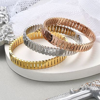 304 женские шарнирные браслеты из нержавеющей стали