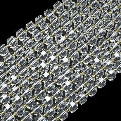 Синтетические кварцевые нити бисер, с бисером, граненый стол, вырезанный куб
