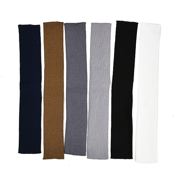 6шт. 6 цвета полиэстеровая эластичная резинка для манжет, отделка воротника выреза горловины пояса