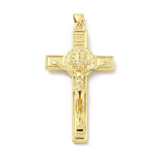 Латунные подвески, Санит Бенедикт с амулетами в виде распятия, долговечный, стойки покрытие, без свинца и без кадмия