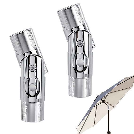 Регулировка наклона садовых зонтов с помощью кнопки из алюминиевого сплава