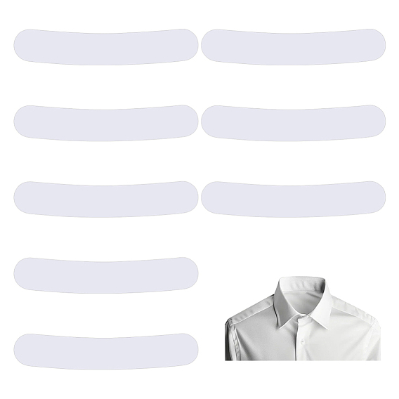 Plastic Collar Stays for Men's Dress Shirts