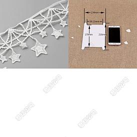 5Yards Star Polyester Lace Trim Ribbon, Clothes Accessories