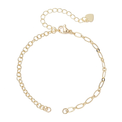 Изготовление браслета из овальных звеньев цепи из латуни