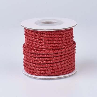 Braided Leather Cords, Round