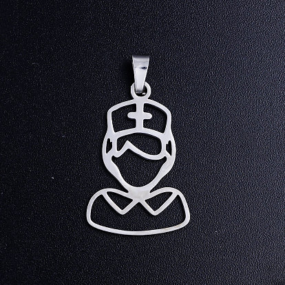 201 Stainless Steel Pendants, Nurse