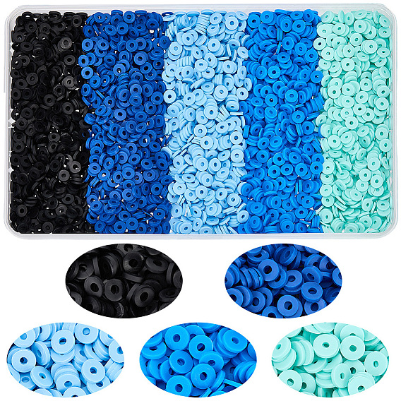 Бусины из полимерной глины , Диск / плоские круглые, Heishi бусы