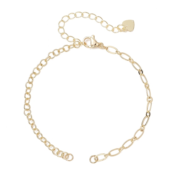 Изготовление браслета из овальных звеньев цепи из латуни