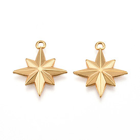 304 подвески из нержавеющей стали, ионное покрытие (ip), звезды прелести