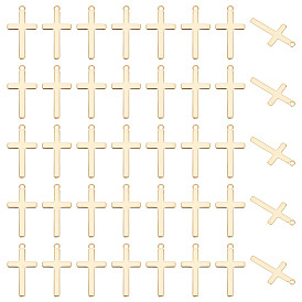 50 шт. 304 подвески из нержавеющей стали, крестик