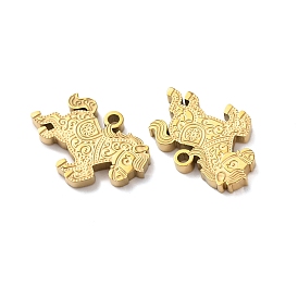 304 подвески из нержавеющей стали, лошадь очарование, ионное покрытие (ip), долговечный