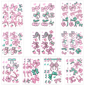 20 листы светящиеся водонепроницаемые съемные временные татуировки наклейки, боди-арт бумажные наклейки