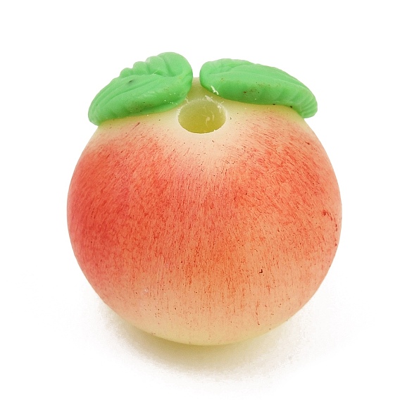 Handmade Polymer Clay Beads, Apple