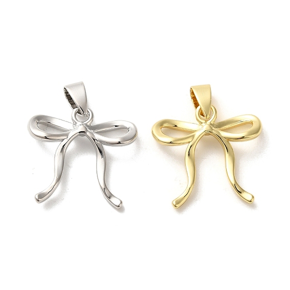 Латунные подвески, без кадмия и без свинца, бантом