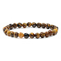 Natural Stone Beaded Bracelet Set with Crystal Agate for Yoga and Country Style