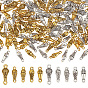 120Pcs 10 Styles Tibetan Style Zinc Alloy Gourd Shaped Connector Charms, for Rosary Jewelry Making