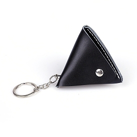 Imitation Leather Women's Bags Keychain, With Metal Finding
