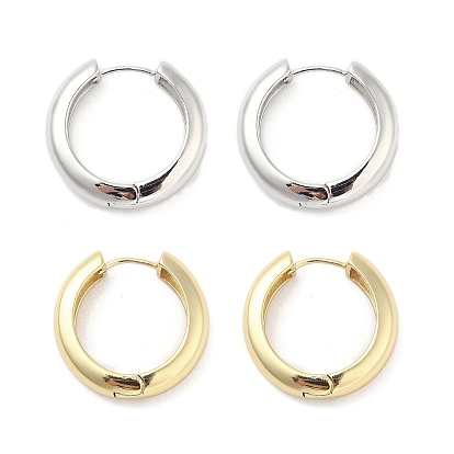 Латунные серьги обруча, долговечный, без свинца и без кадмия, кольцо