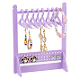 1 Set Opaque Acrylic Earring Display Stands, Coat Hanger Shape