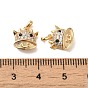 925 Sterling Silver with Cubic Zirconia Charms, Cattle, with S925 Stamp