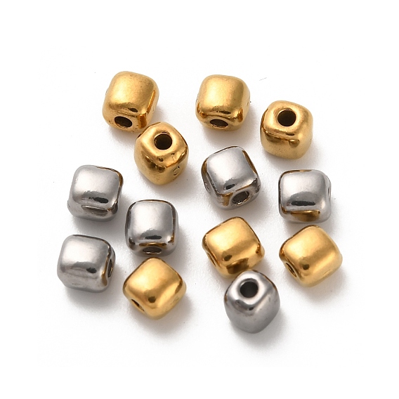 304 из нержавеющей стали бусы, кубические