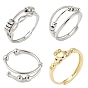 Латунные регулируемые кольца для женщин