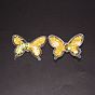 Resin Costume Accessories, with Plastic Sequins/Paillette Inside, Butterfly