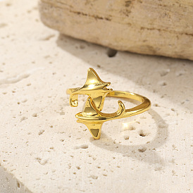 Кольца-манжеты из сплава в стиле богемы Manta Ray для женщин