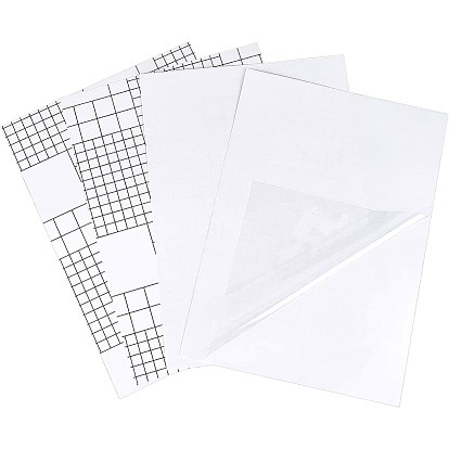 PET Plastic Copier Transparency Film, Rectangle