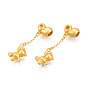 Brass Beads, with Chain, Cadmium Free & Nickel Free & Lead Free, Bear