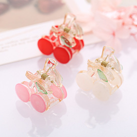 Charming Cherry Hair Clip for Girls - Cute and Delicate Headpiece with Small Size