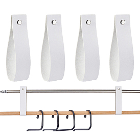 4шт. ремешки из искусственной кожи для подвешивания свадебных вывесок, с винтами