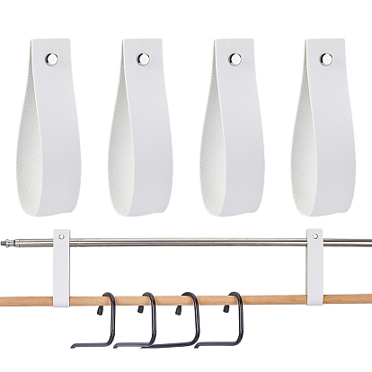 4шт. ремешки из искусственной кожи для подвешивания свадебных вывесок, с винтами