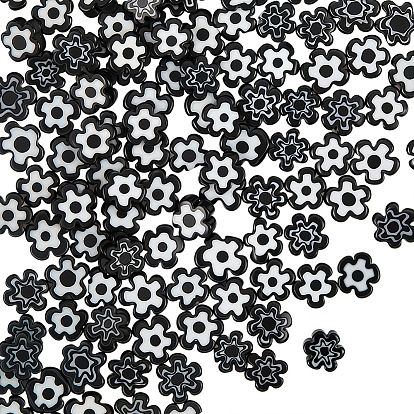 4 нити ручной работы миллефиори стеклянные бусины нити, цветок