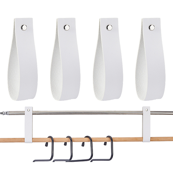 4шт. ремешки из искусственной кожи для подвешивания свадебных вывесок, с винтами