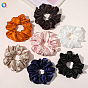 Chic Fabric Bow Hair Scrunchies for Women, 15cm Big Bowknot Headbands Accessories