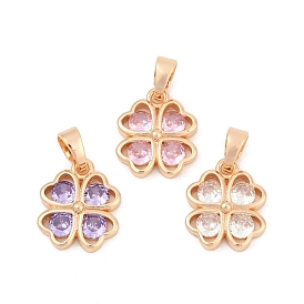 Кулон из циркония, клевер амулеты, долговечный, без свинца и без кадмия