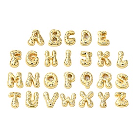 Покрытие стойки латунь микро паве прозрачные перданты из кубического циркония, без кадмия и без свинца, долговечный, реальный 18 k позолоченный, буквы