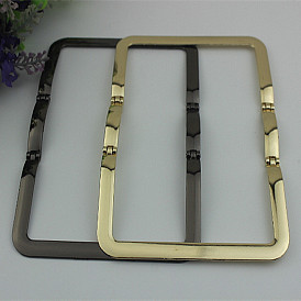 Alloy Bag Handles, Rectangle, Bag Replacement Accessories