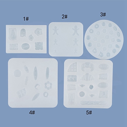 Imitation Food Cabochon DIY Food Grade Silicone Molds, Resin Casting Molds, for UV Resin, Epoxy Resin Craft Making