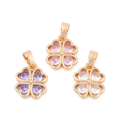 Кулон из циркония, клевер амулеты, долговечный, без свинца и без кадмия