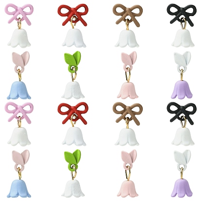 24 шт. 8 цвета ландышевого сплава кабошоны, ногтей декоративные аксессуары