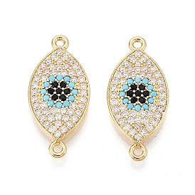 Шармы из латуни с микро-паве, разноцветные фианиты, глазные ссылки, долговечный