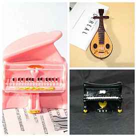 Мини-модель музыкальных инструментов из смолы, аксессуары для украшения миниатюрного кукольного домика
