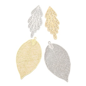 Большие сплавочные подвески, амулеты из полых листьев