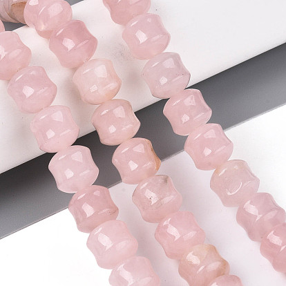 Природного розового кварца нитей бисера, колонка