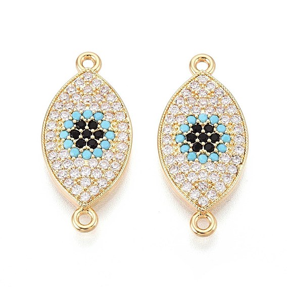 Шармы из латуни с микро-паве, разноцветные фианиты, глазные ссылки, долговечный