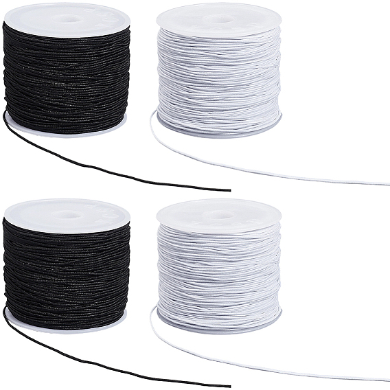 4рулоны 2цветные эластичные шнуры, эластичная нить, для браслетов, , изготовление ювелирных изделий