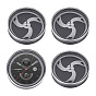 4 Boîtes de rangement pour cadrans de montres en plastique (pièces), ronde