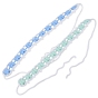 DIY Crochet Bracelet Kits, including Polyester Yarn